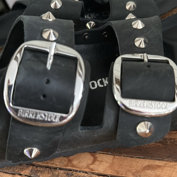 Birkenstock🖤 Arizona Big buckle studded custom sandals size 38 - Picture 4 of 15